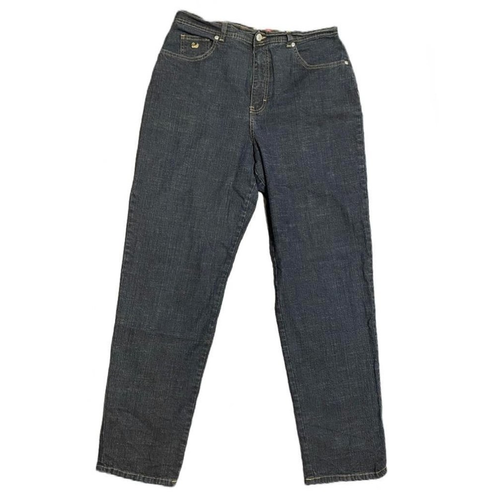Gloria Vanderbilt High Waist Dark Wash Skinny Jeans sz 14